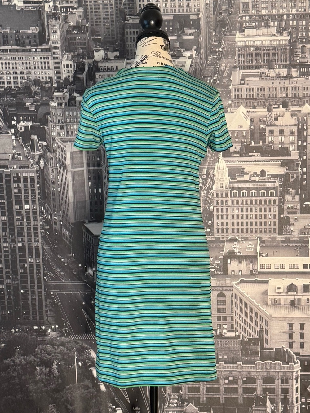 Vintage Burberrys of London Blue Label Striped Dress - Picture 3 of 8